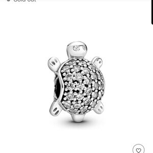 Pandora Silver Sea Turtle